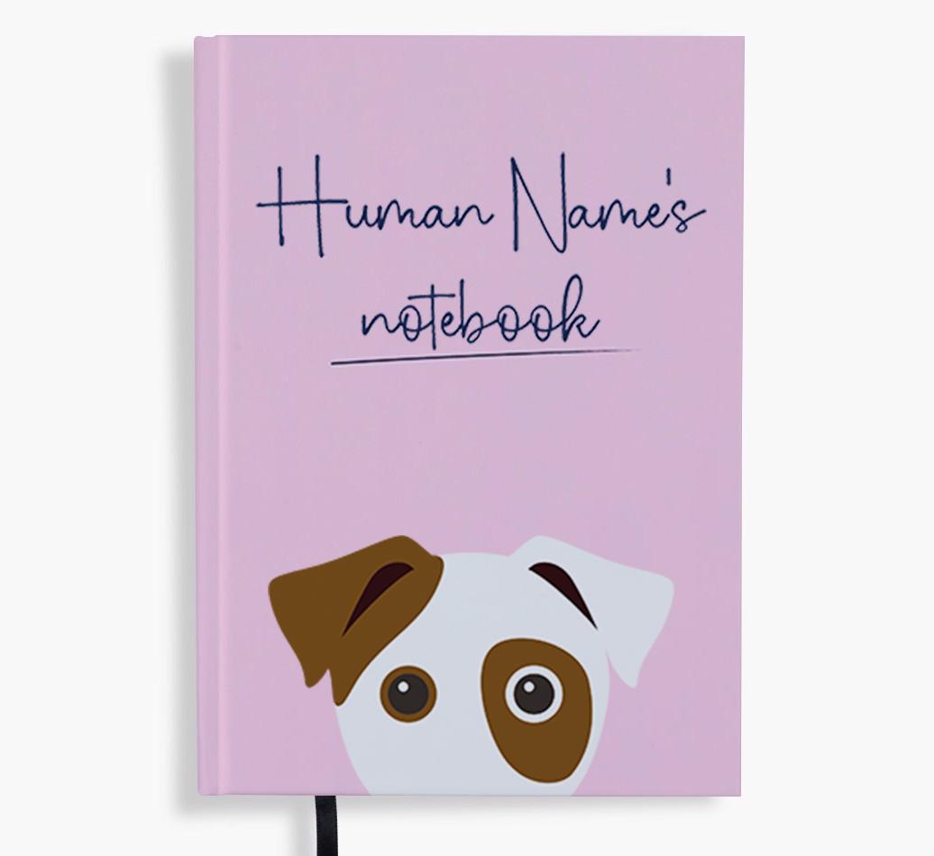 Handwritten: Personalized {breedFullName} Notebook