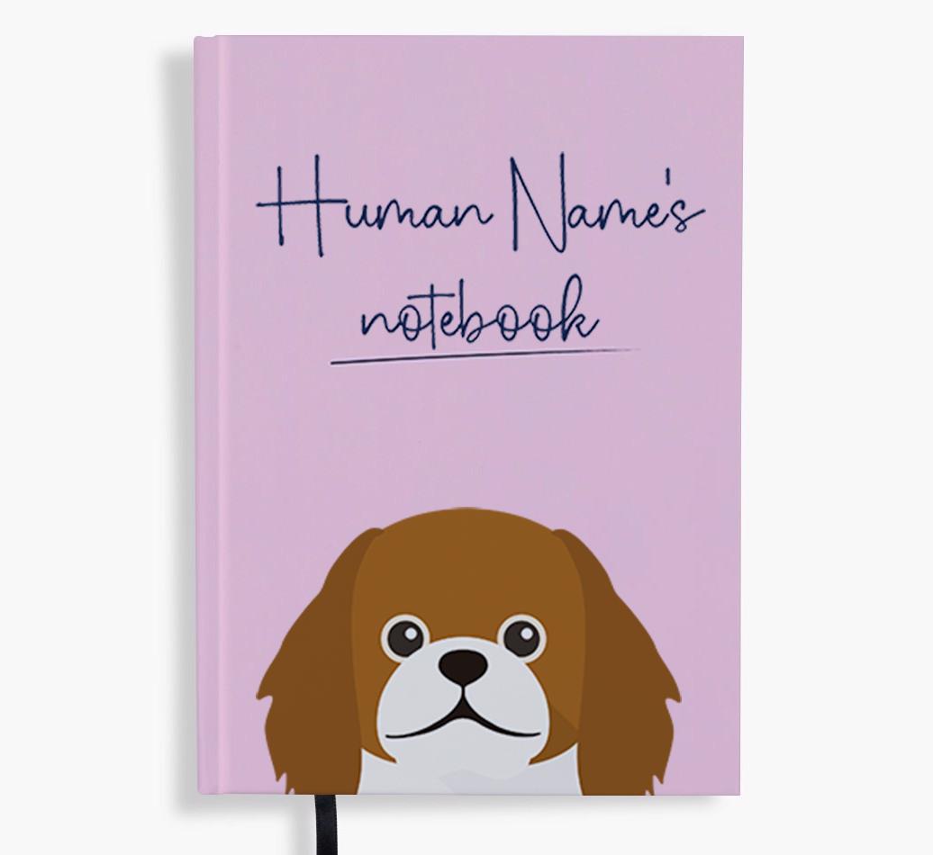 Handwritten: Personalized {breedFullName} Notebook