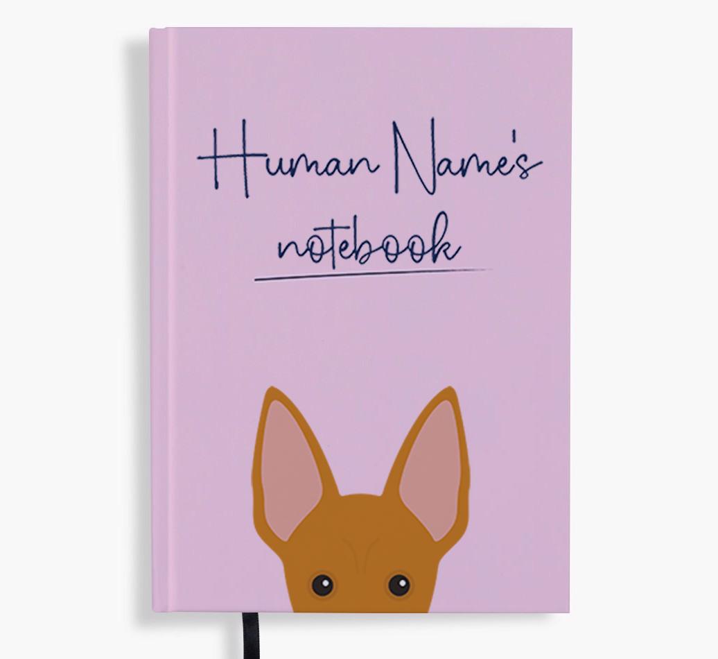 Handwritten: Personalised {breedFullName} Notebook