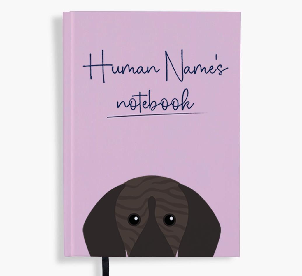 Handwritten: Personalized {breedFullName} Notebook