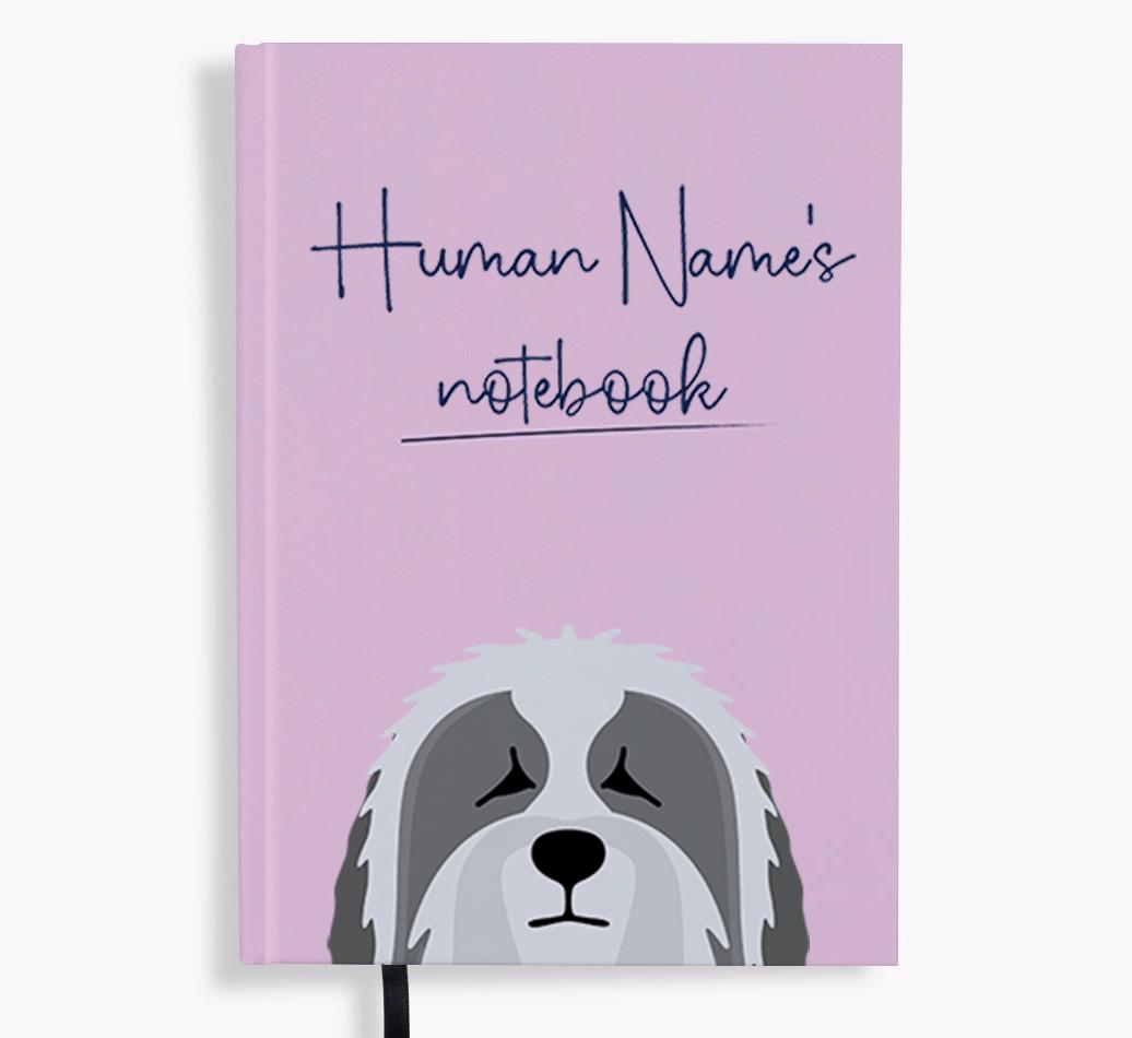 Handwritten: Personalized {breedFullName} Notebook