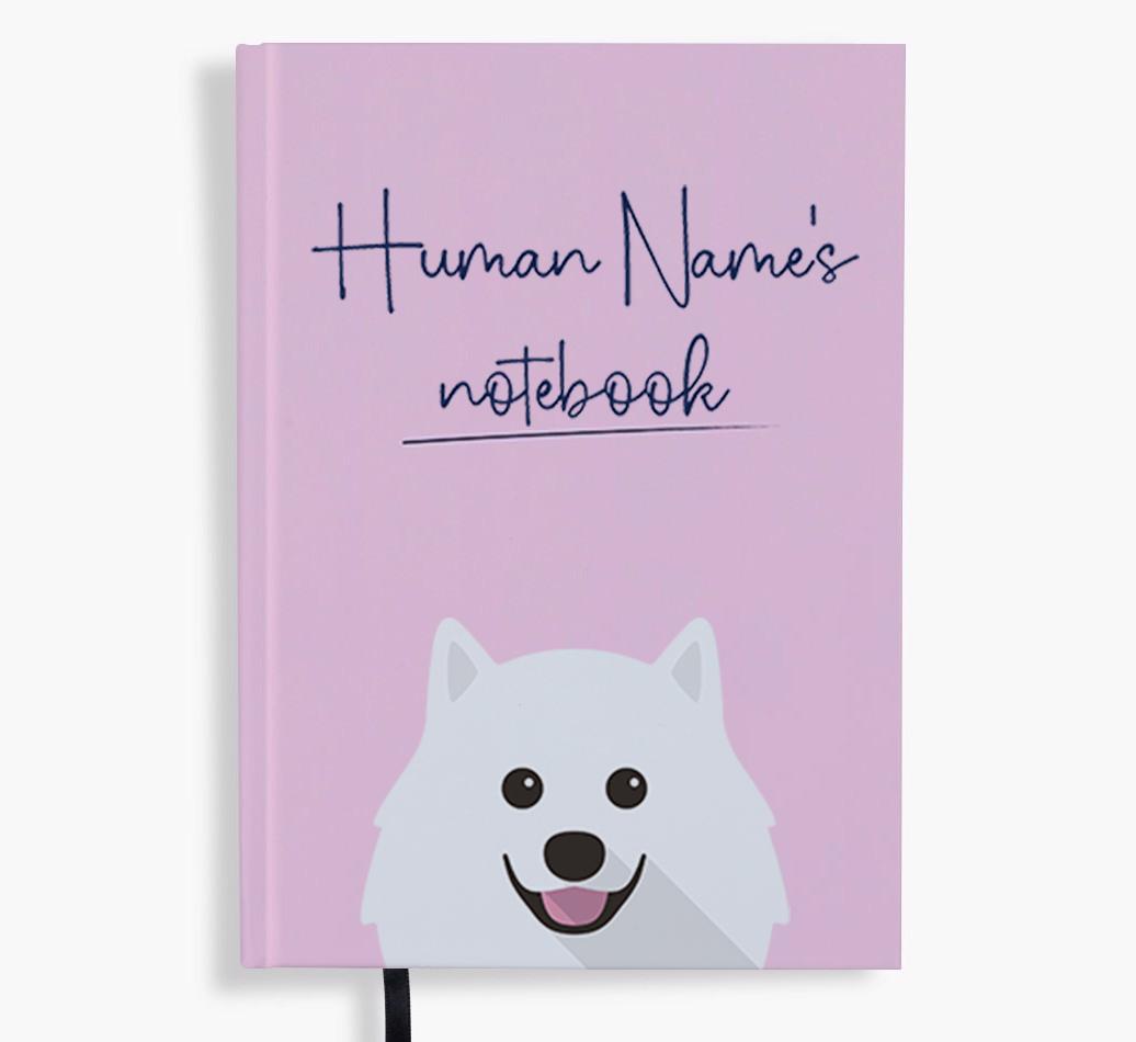 Handwritten: Personalized {breedFullName} Notebook