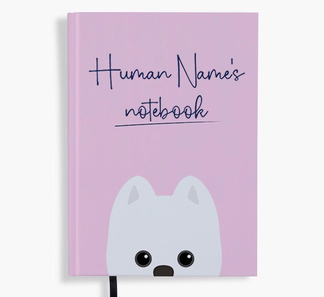 Handwritten: Personalized {breedFullName} Notebook