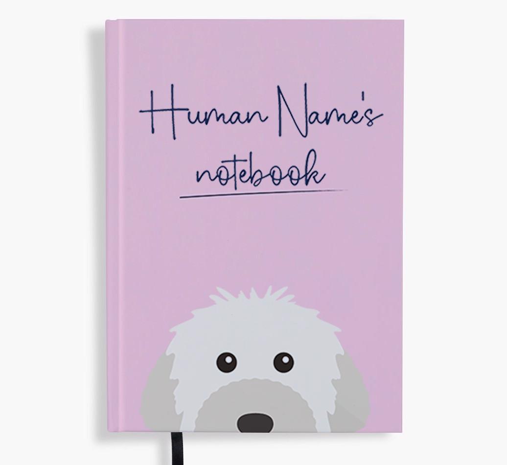 Handwritten: Personalized {breedFullName} Notebook