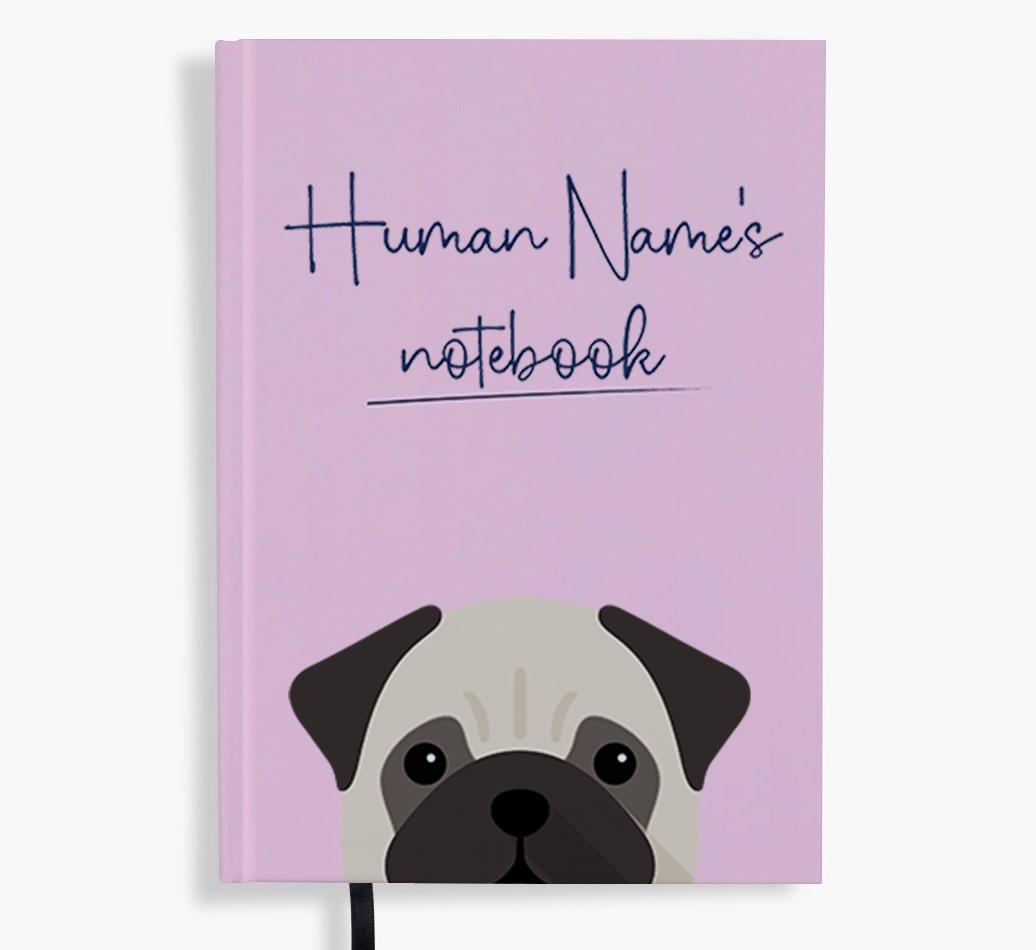 Handwritten: Personalized {breedFullName} Notebook