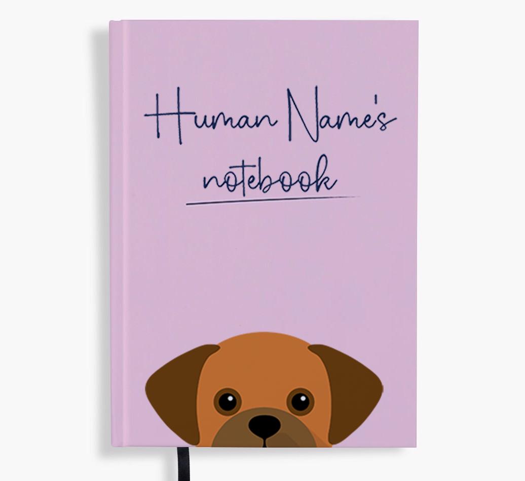 Handwritten: Personalized {breedFullName} Notebook