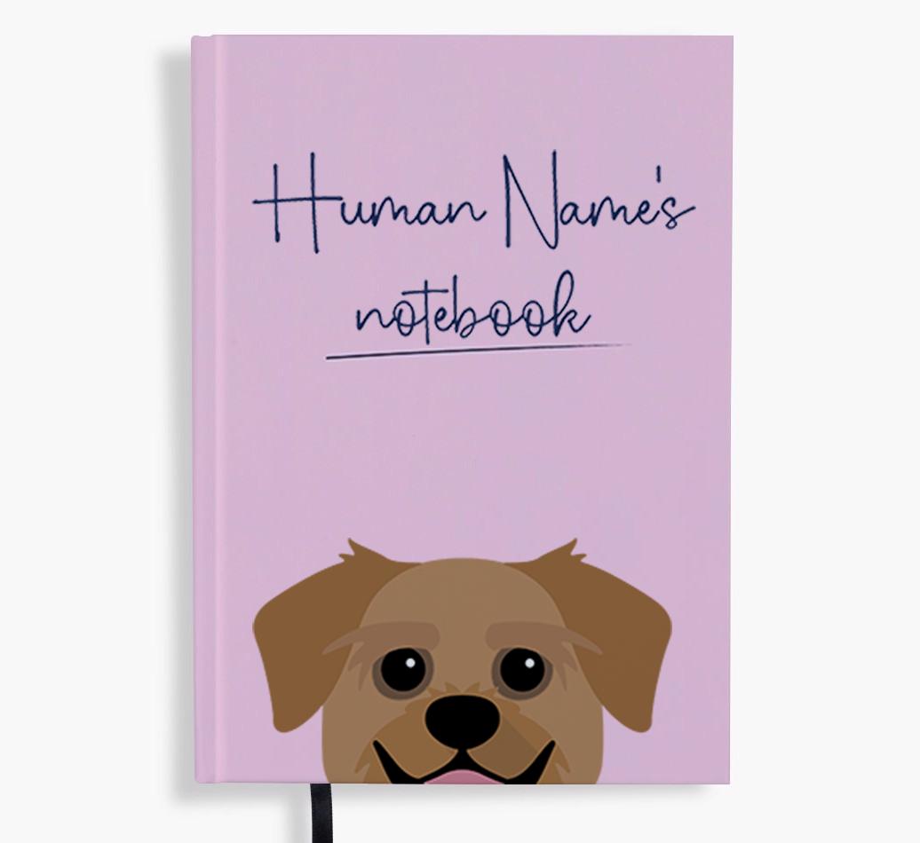 Handwritten: Personalized {breedFullName} Notebook