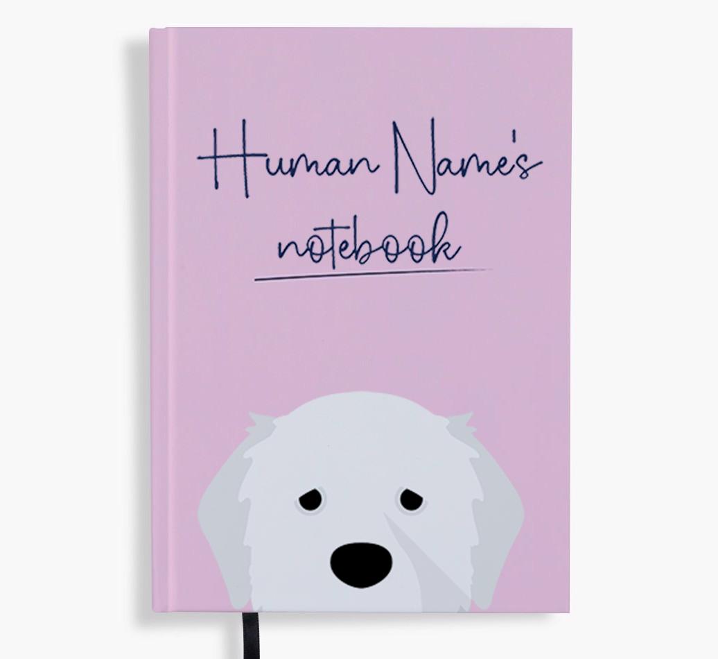Handwritten: Personalized {breedFullName} Notebook