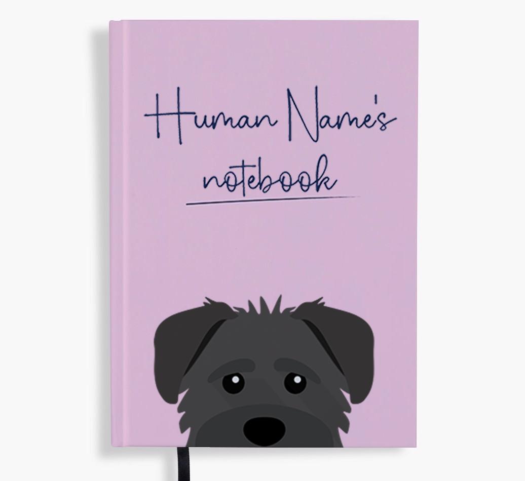 Handwritten: Personalized {breedFullName} Notebook