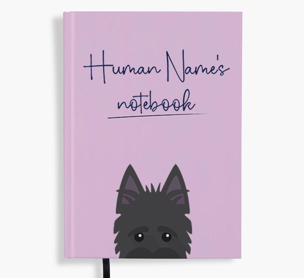 Handwritten: Personalized {breedFullName} Notebook