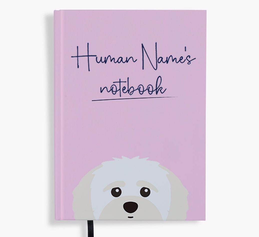 Handwritten: Personalized {breedFullName} Notebook