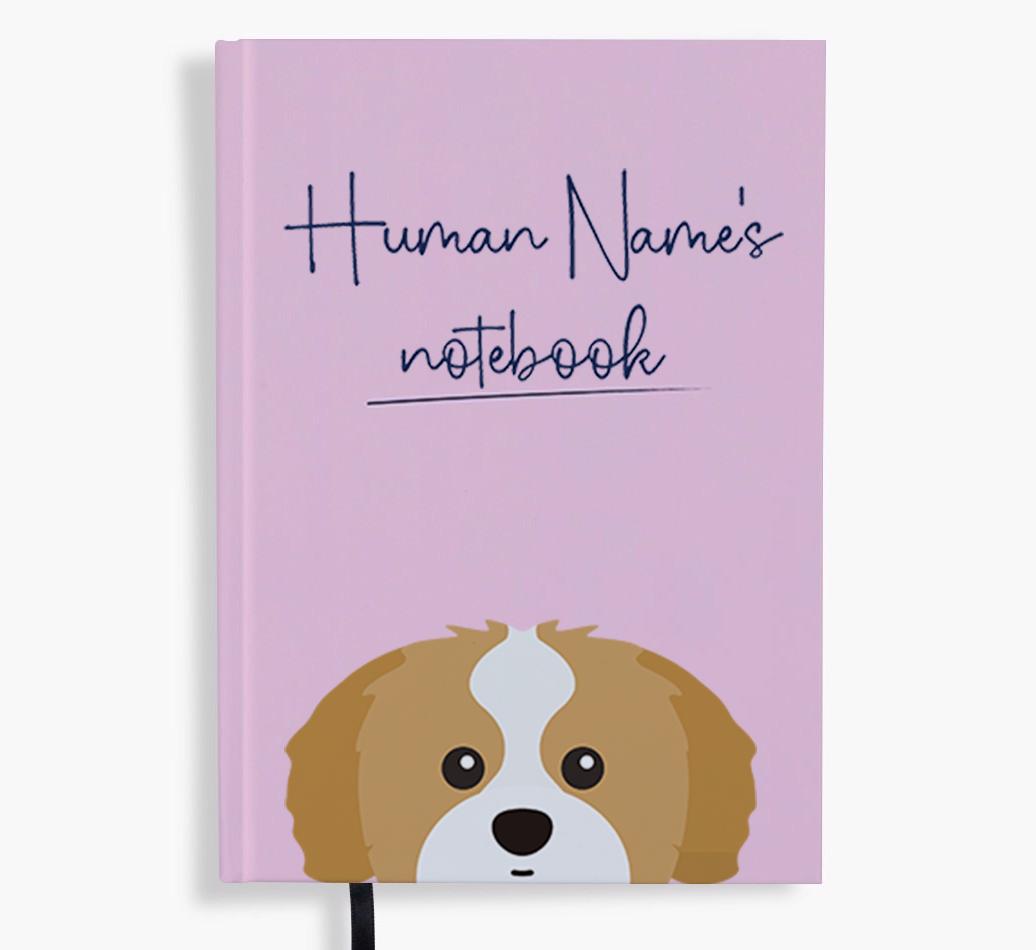 Handwritten: Personalized {breedFullName} Notebook