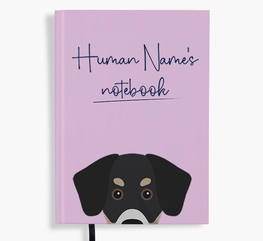 Handwritten: Personalized {breedFullName} Notebook