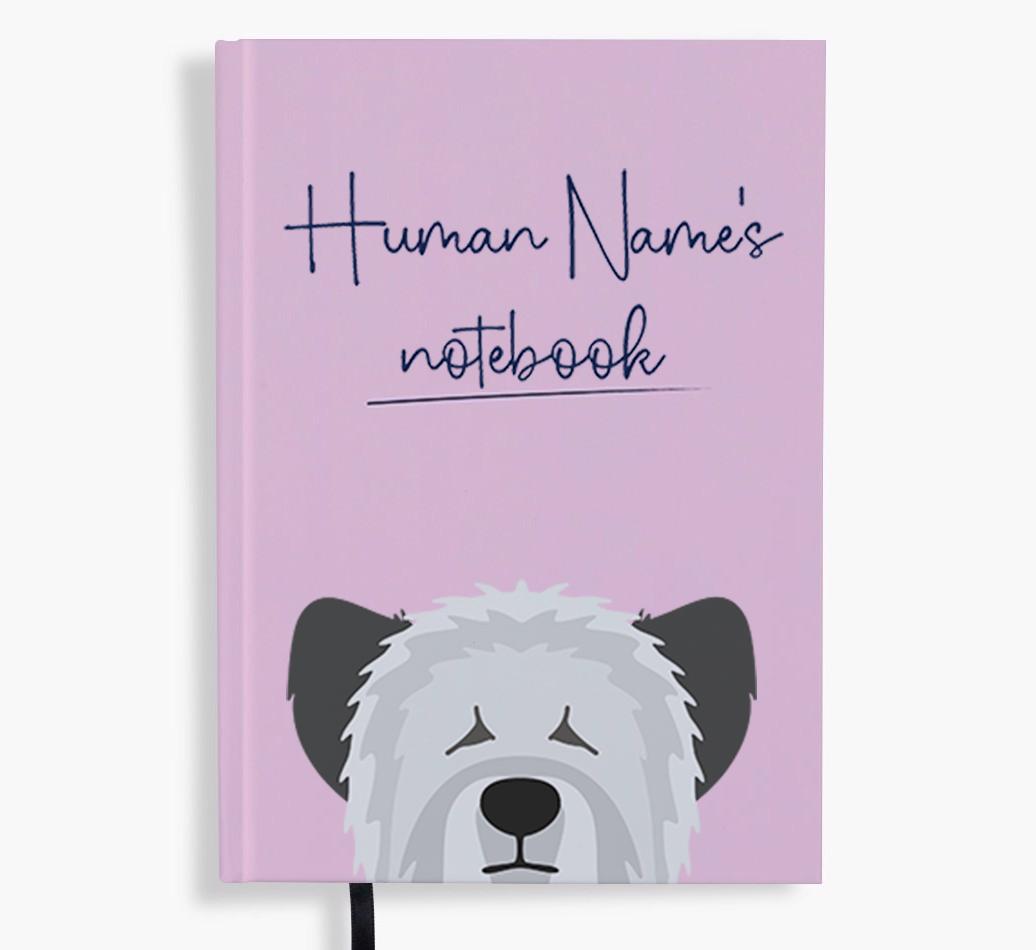 Handwritten: Personalized {breedFullName} Notebook