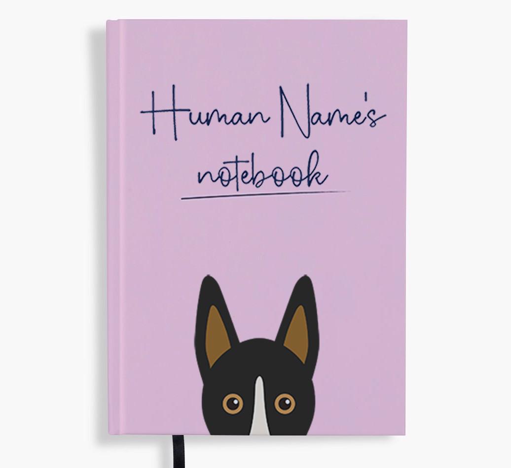 Handwritten: Personalized {breedFullName} Notebook