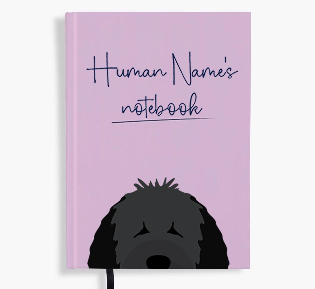 Handwritten: Personalized {breedFullName} Notebook
