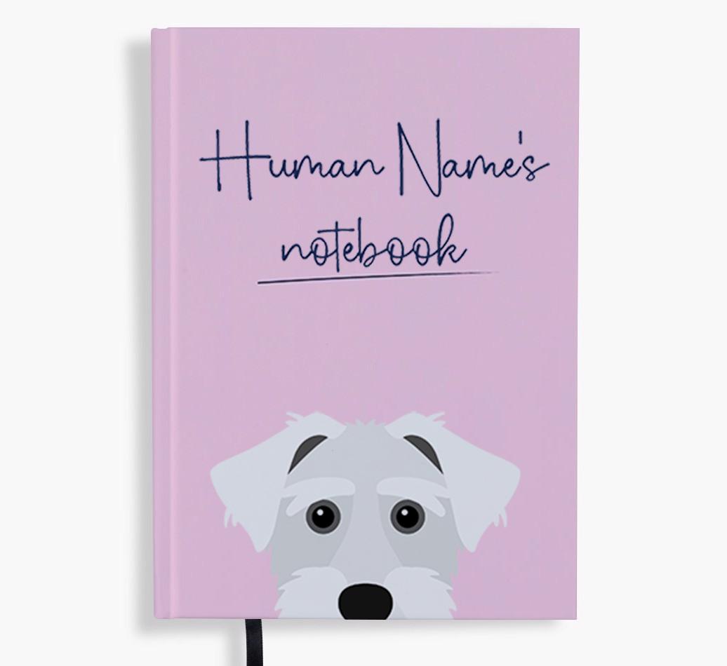 Handwritten: Personalized {breedFullName} Notebook