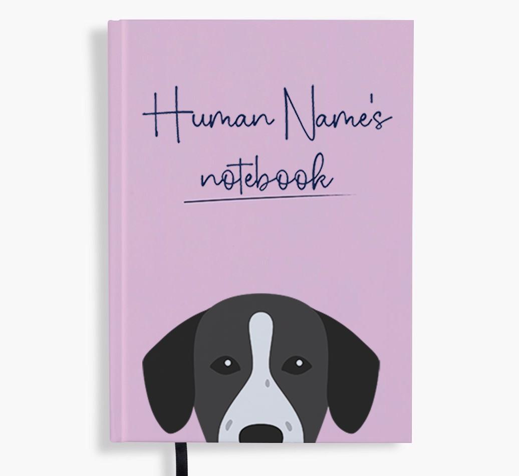 Handwritten: Personalized {breedFullName} Notebook