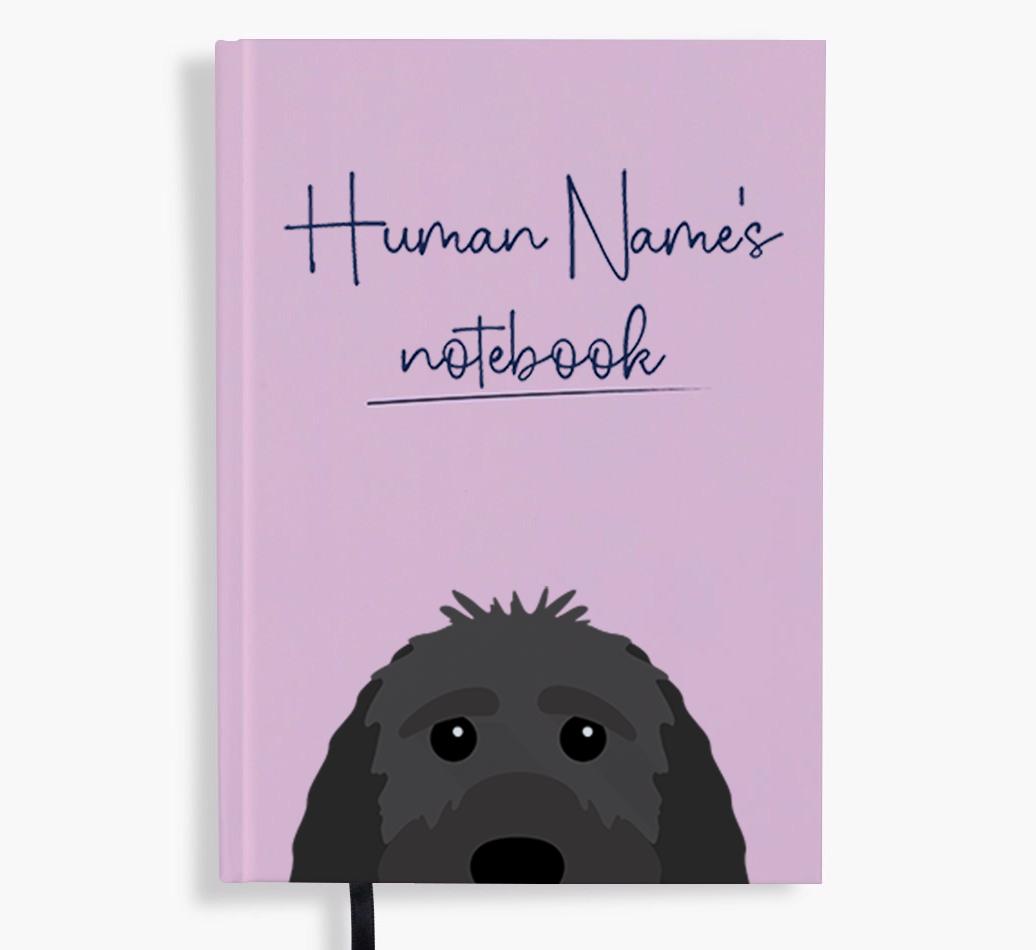 Handwritten: Personalized {breedFullName} Notebook
