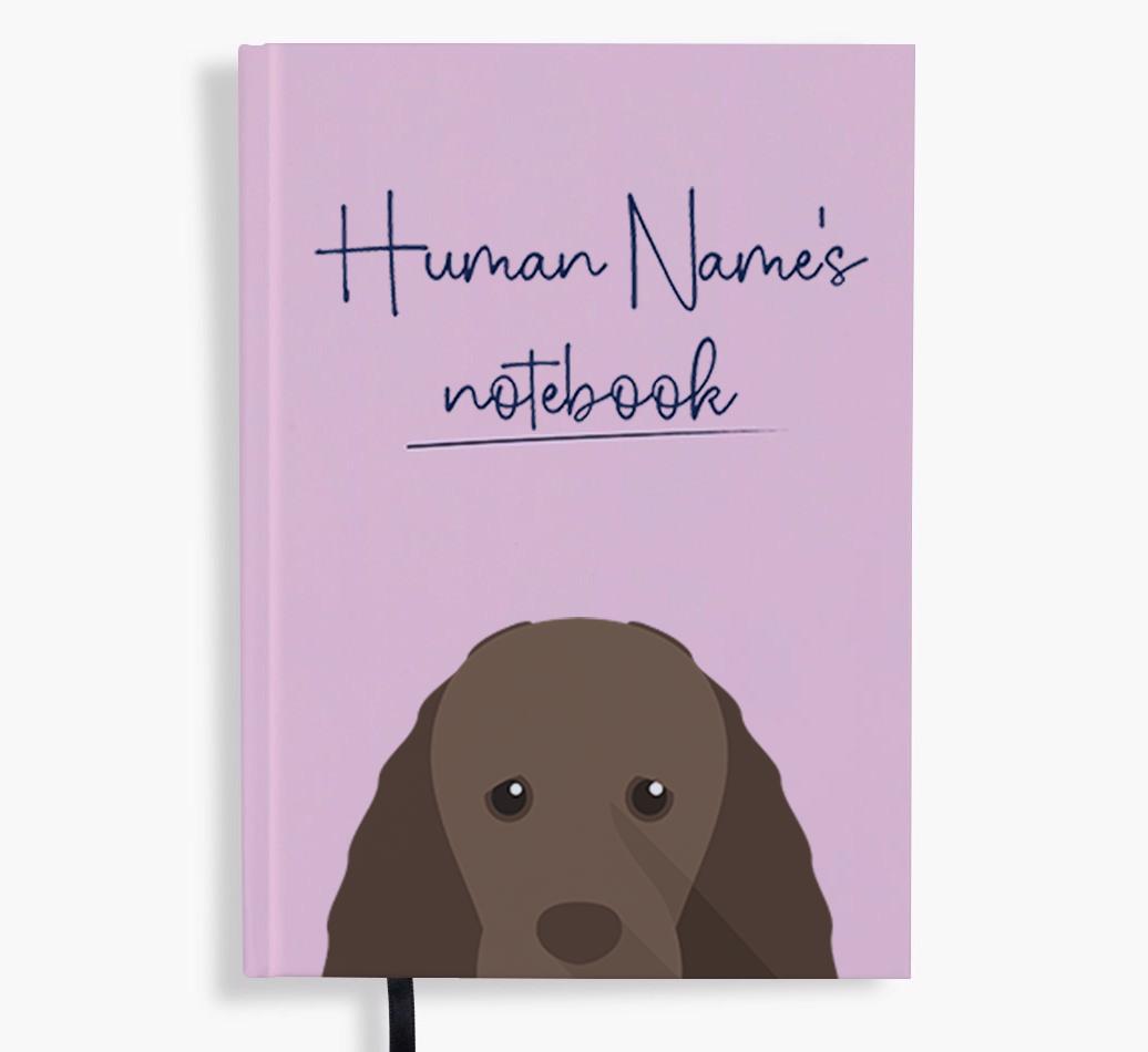 Handwritten: Personalized {breedFullName} Notebook