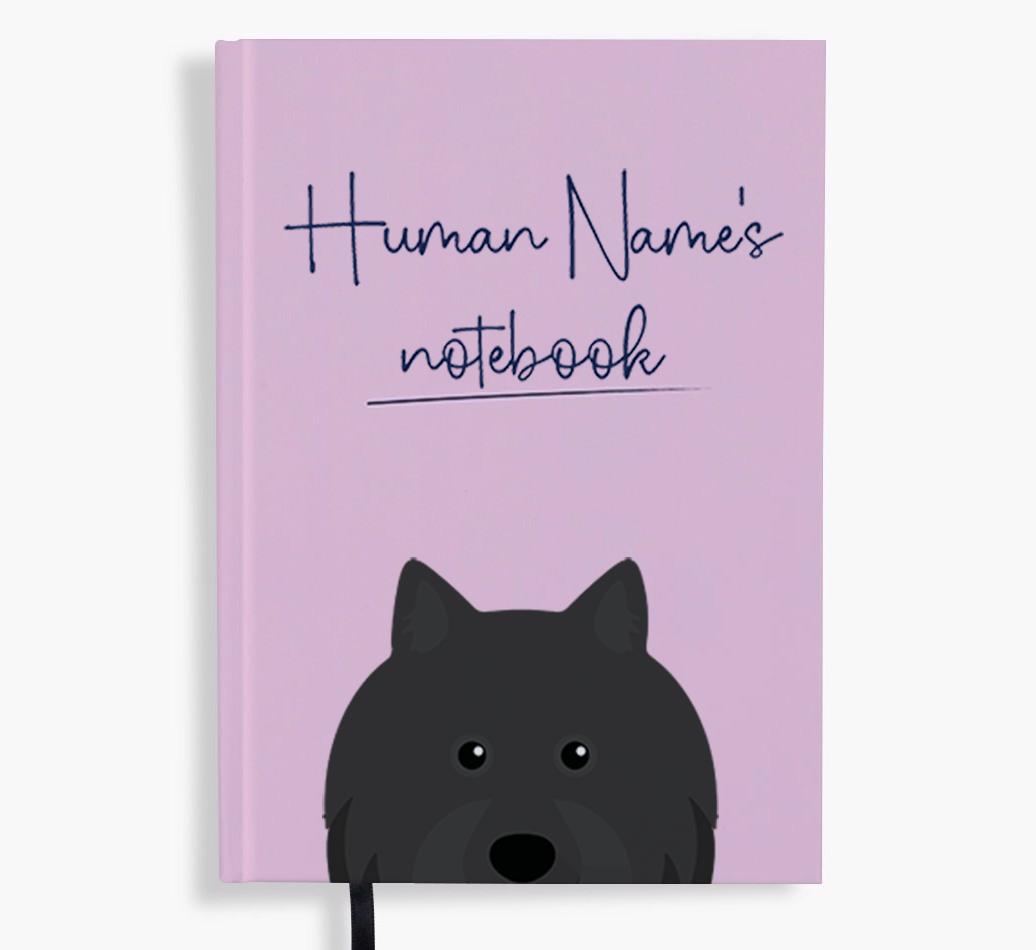Handwritten: Personalized {breedFullName} Notebook