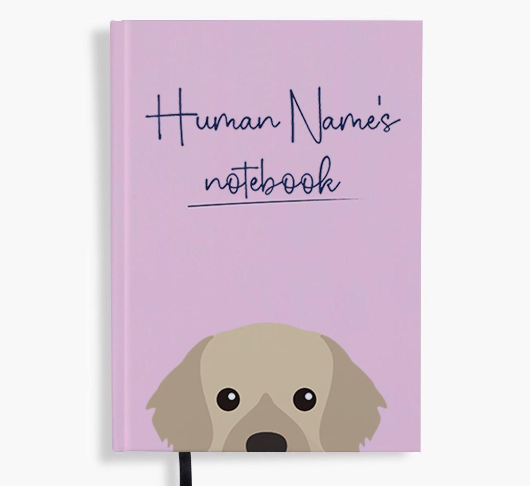 Handwritten: Personalized {breedFullName} Notebook