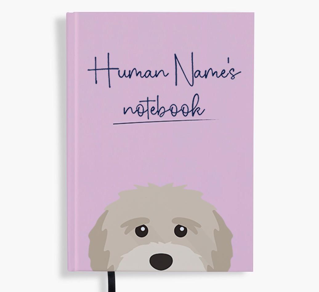 Handwritten: Personalized {breedFullName} Notebook