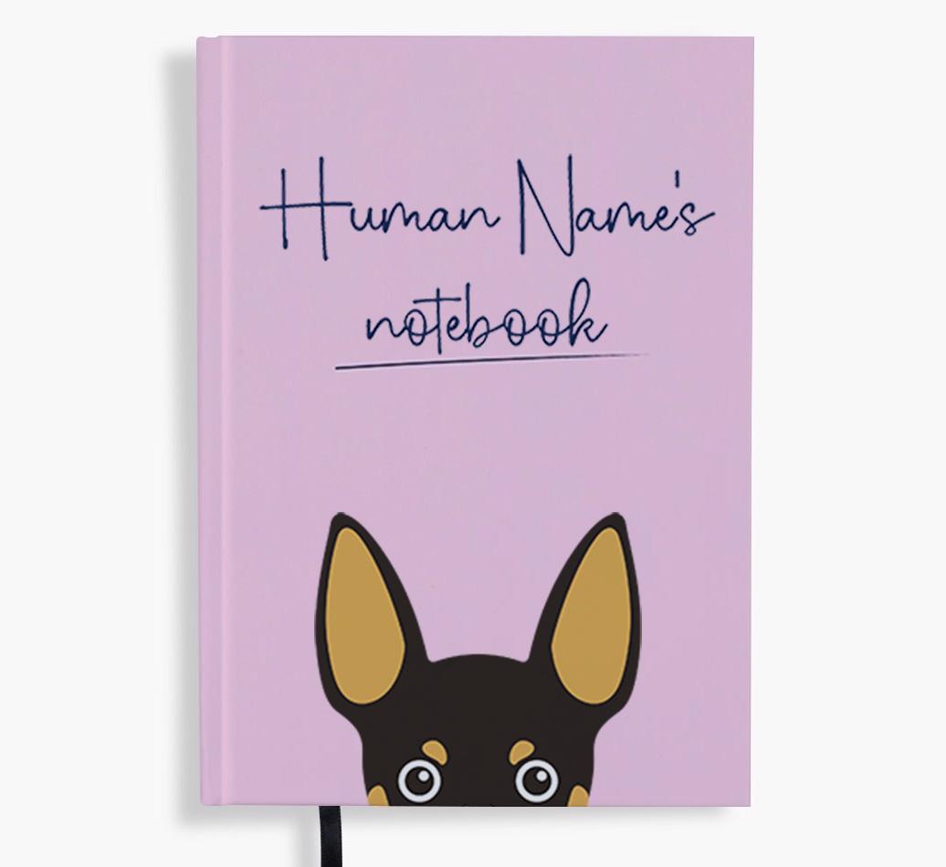 Handwritten: Personalized {breedFullName} Notebook