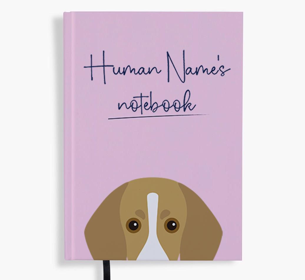 Handwritten: Personalized {breedFullName} Notebook