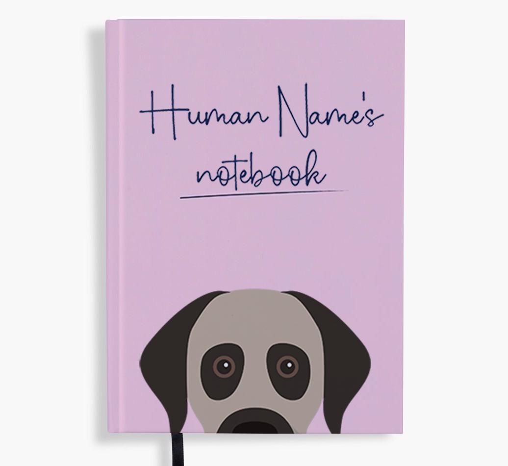 Handwritten: Personalized {breedFullName} Notebook