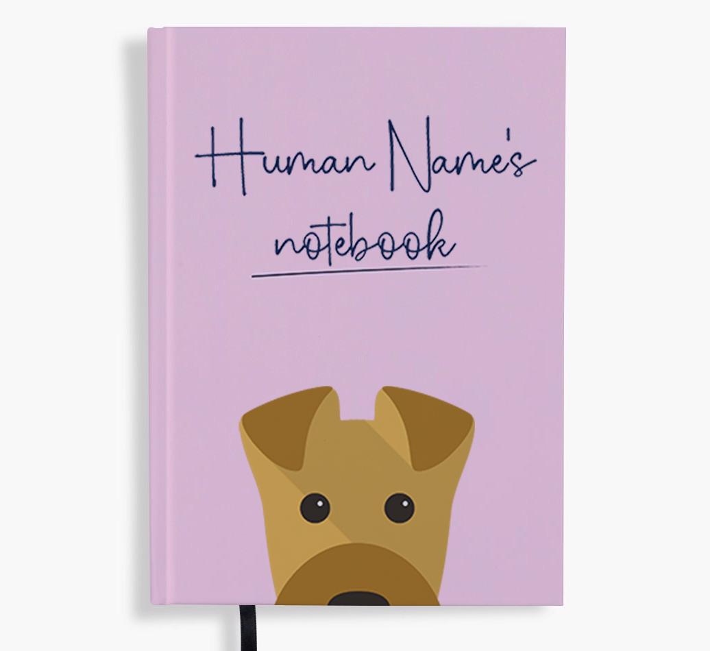 Handwritten: Personalized {breedFullName} Notebook