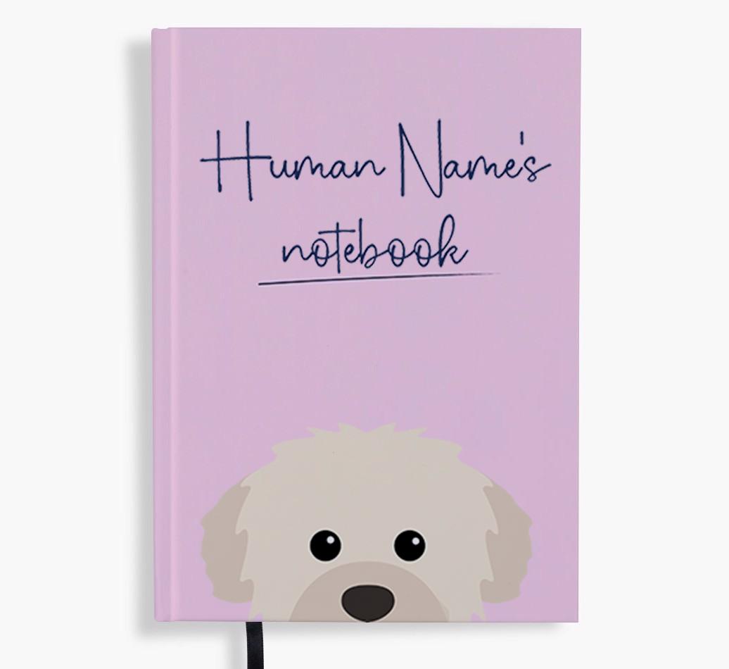Handwritten: Personalized {breedFullName} Notebook