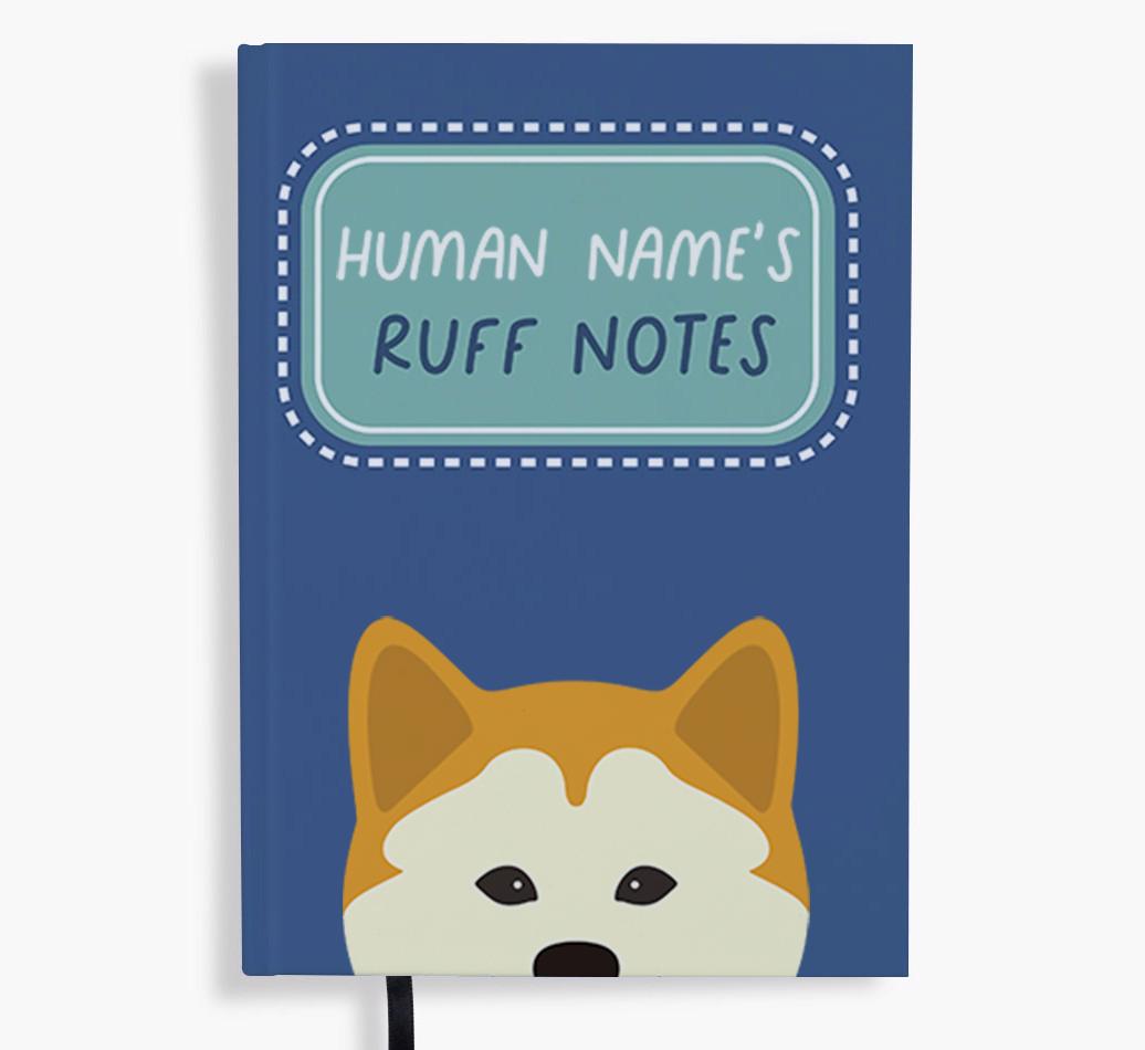 Ruff Notes: Personalized {breedFullName} Notebook