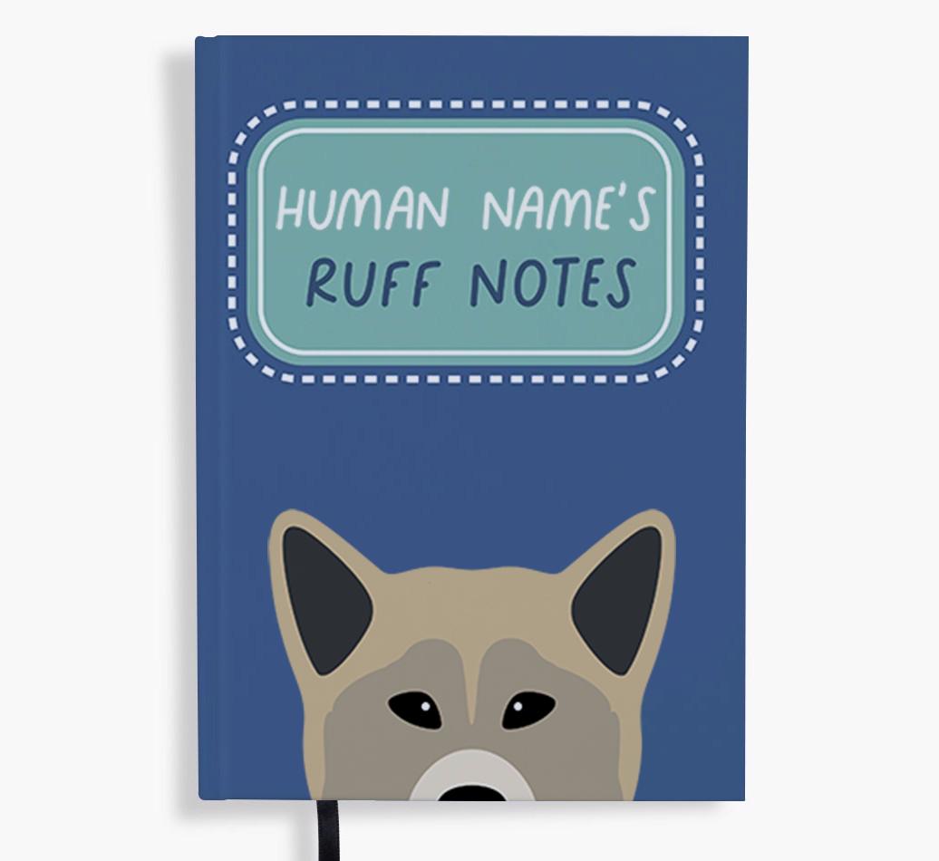 Ruff Notes: Personalized {breedFullName} Notebook
