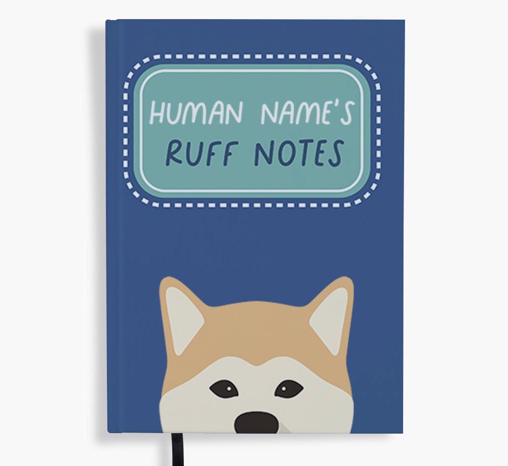 Ruff Notes: Personalized {breedFullName} Notebook