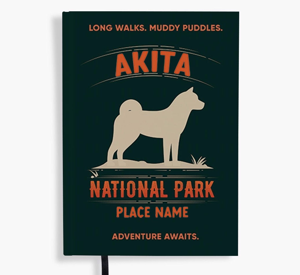 National Park: Personalised {breedFullName} Notebook