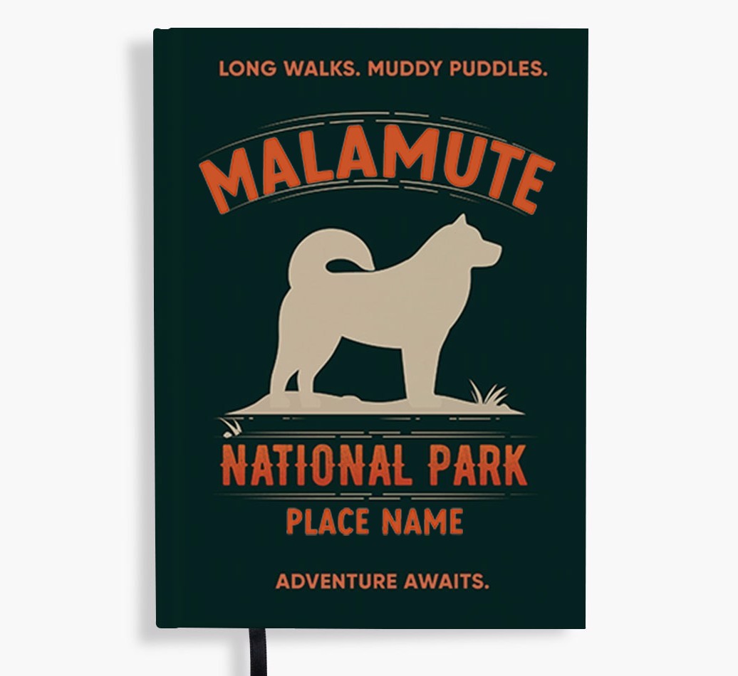 National Park: Personalised {breedFullName} Notebook