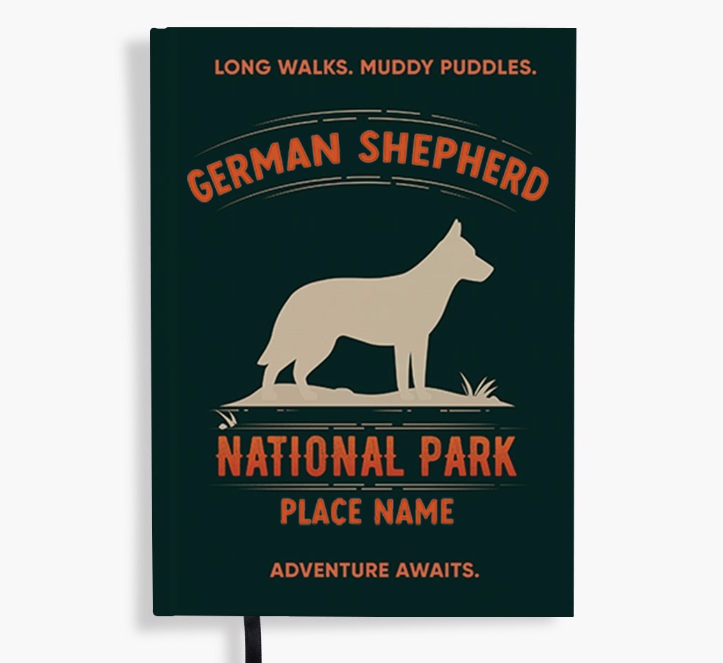 National Park: Personalised {breedFullName} Notebook