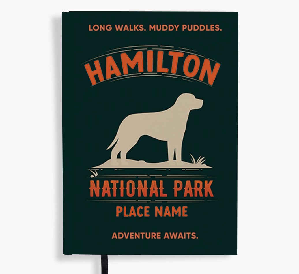 National Park: Personalised {breedFullName} Notebook