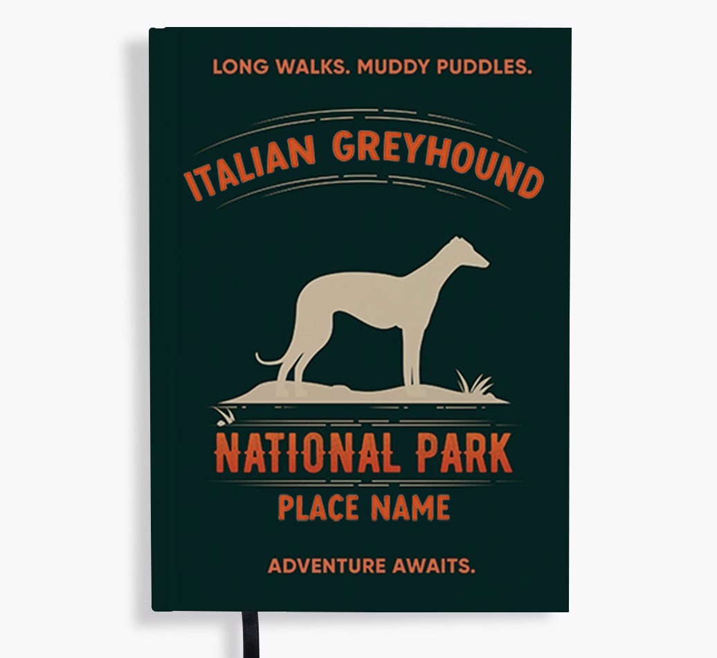 National Park: Personalised {breedFullName} Notebook