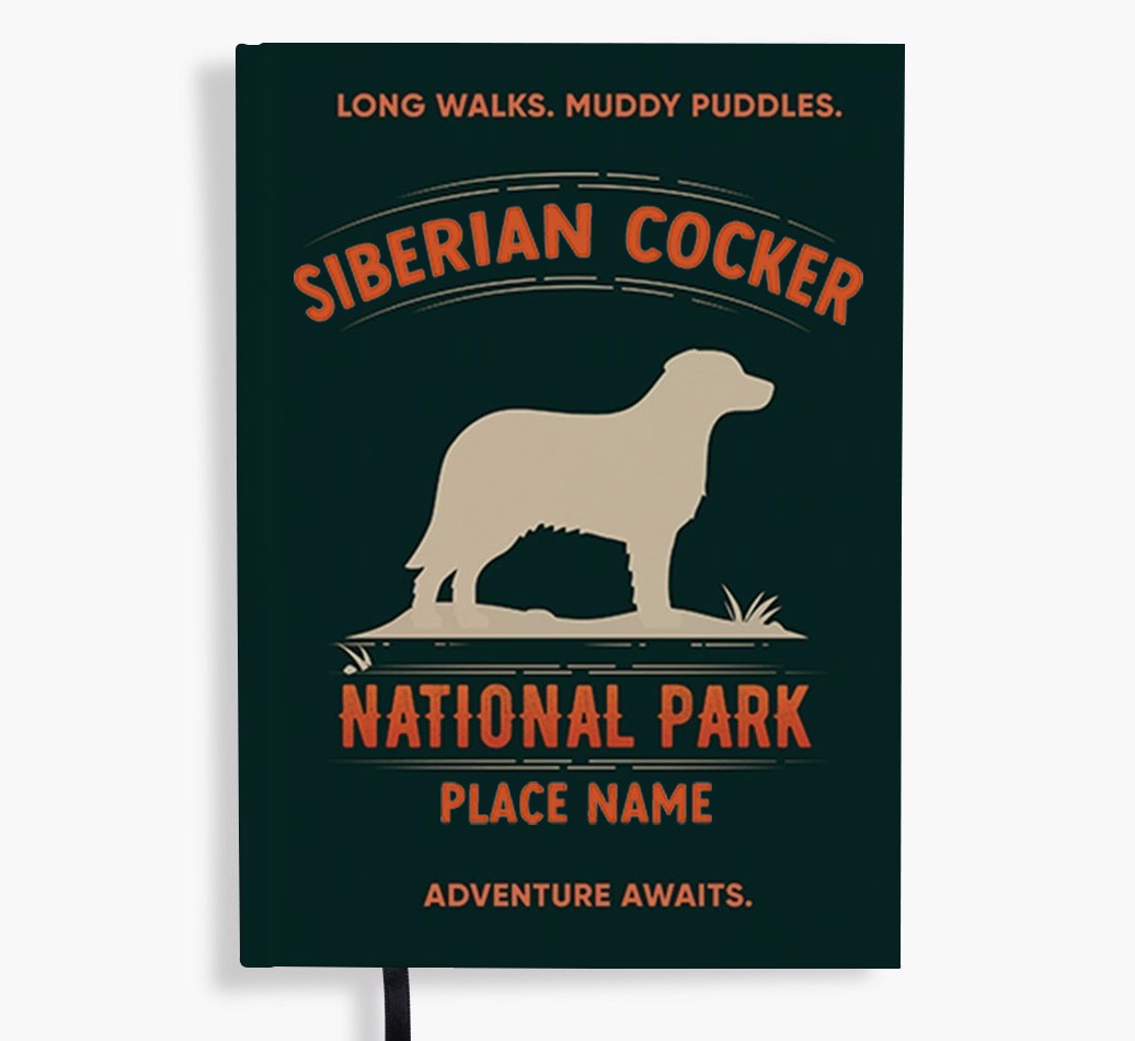 National Park: Personalised {breedFullName} Notebook
