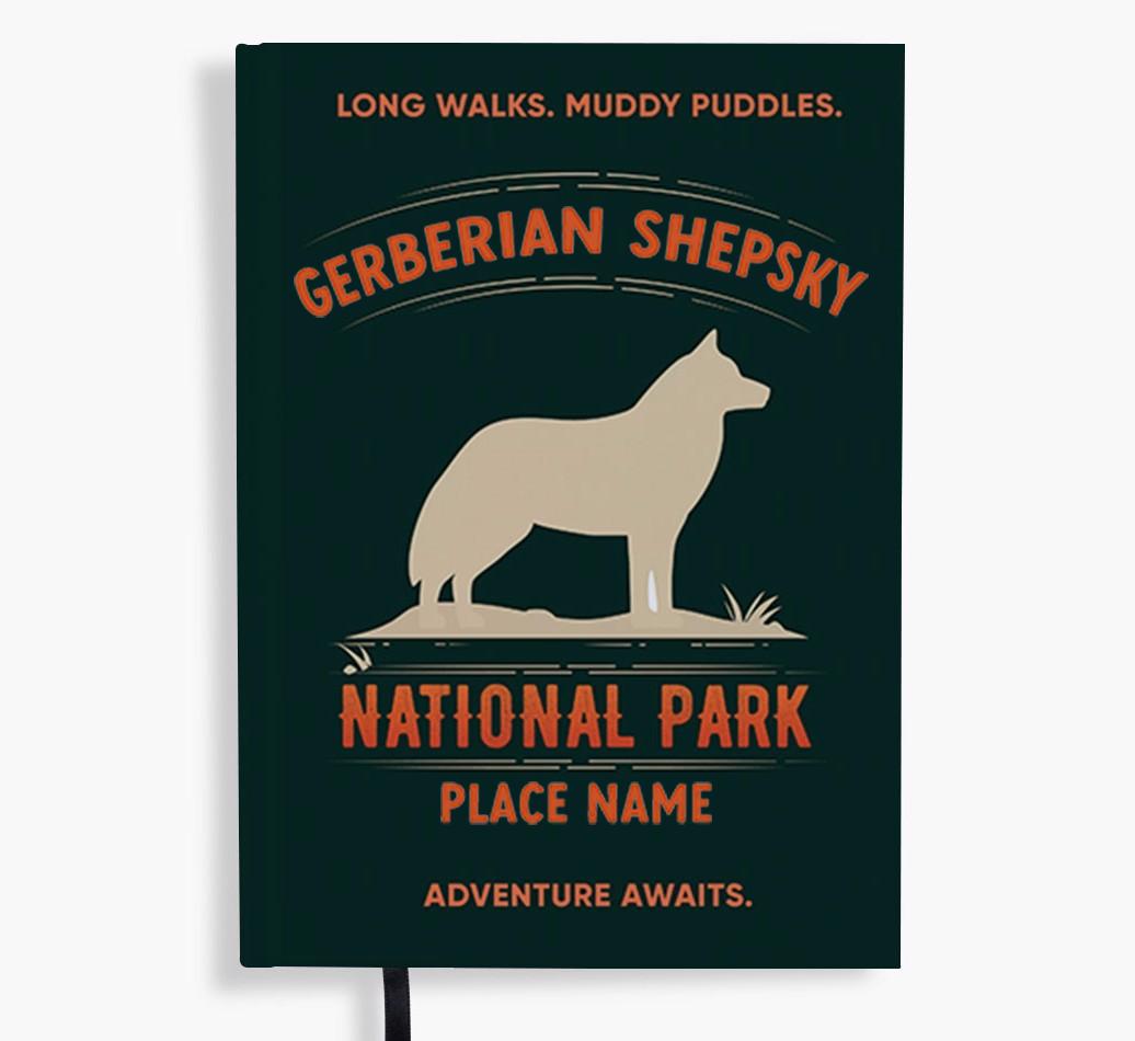 National Park: Personalized {breedFullName} Notebook