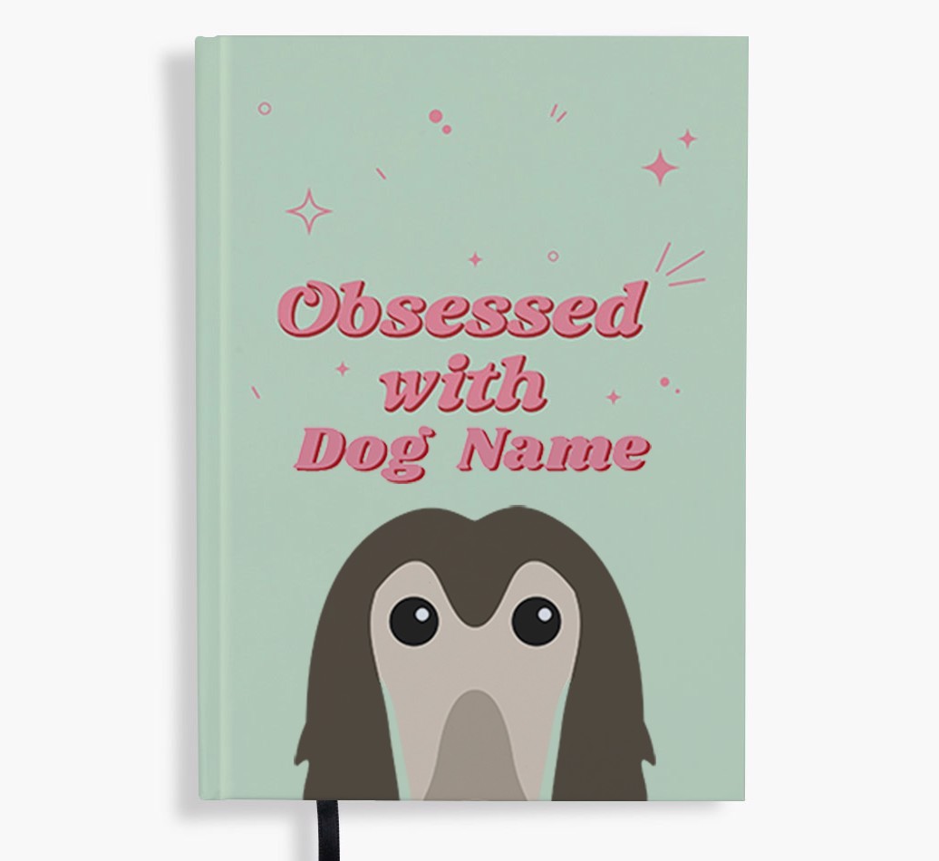 Obsessed: Personalised {breedFullName} Notebook