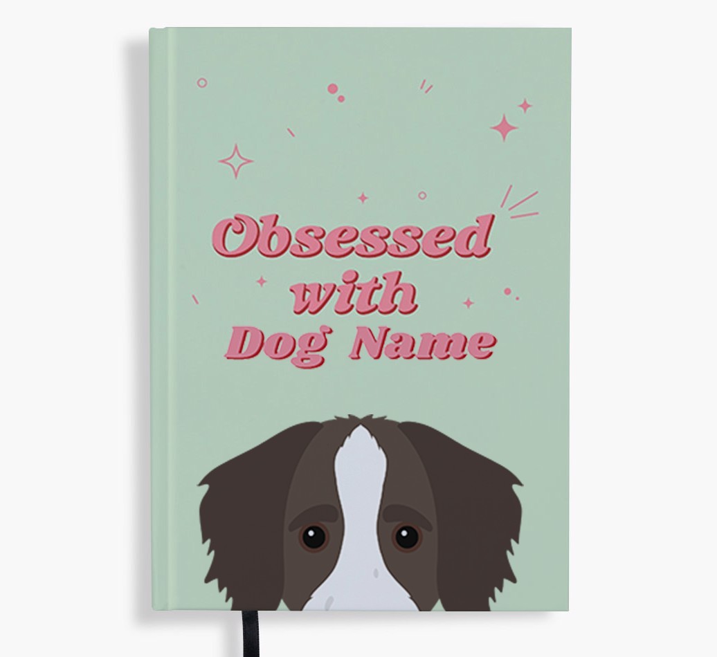 Obsessed: Personalised {breedFullName} Notebook