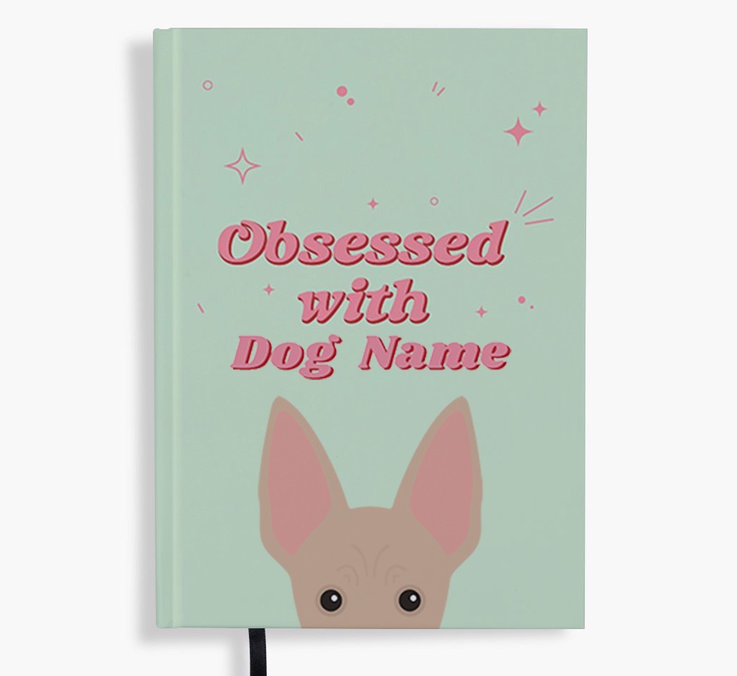 Obsessed: Personalised {breedFullName} Notebook