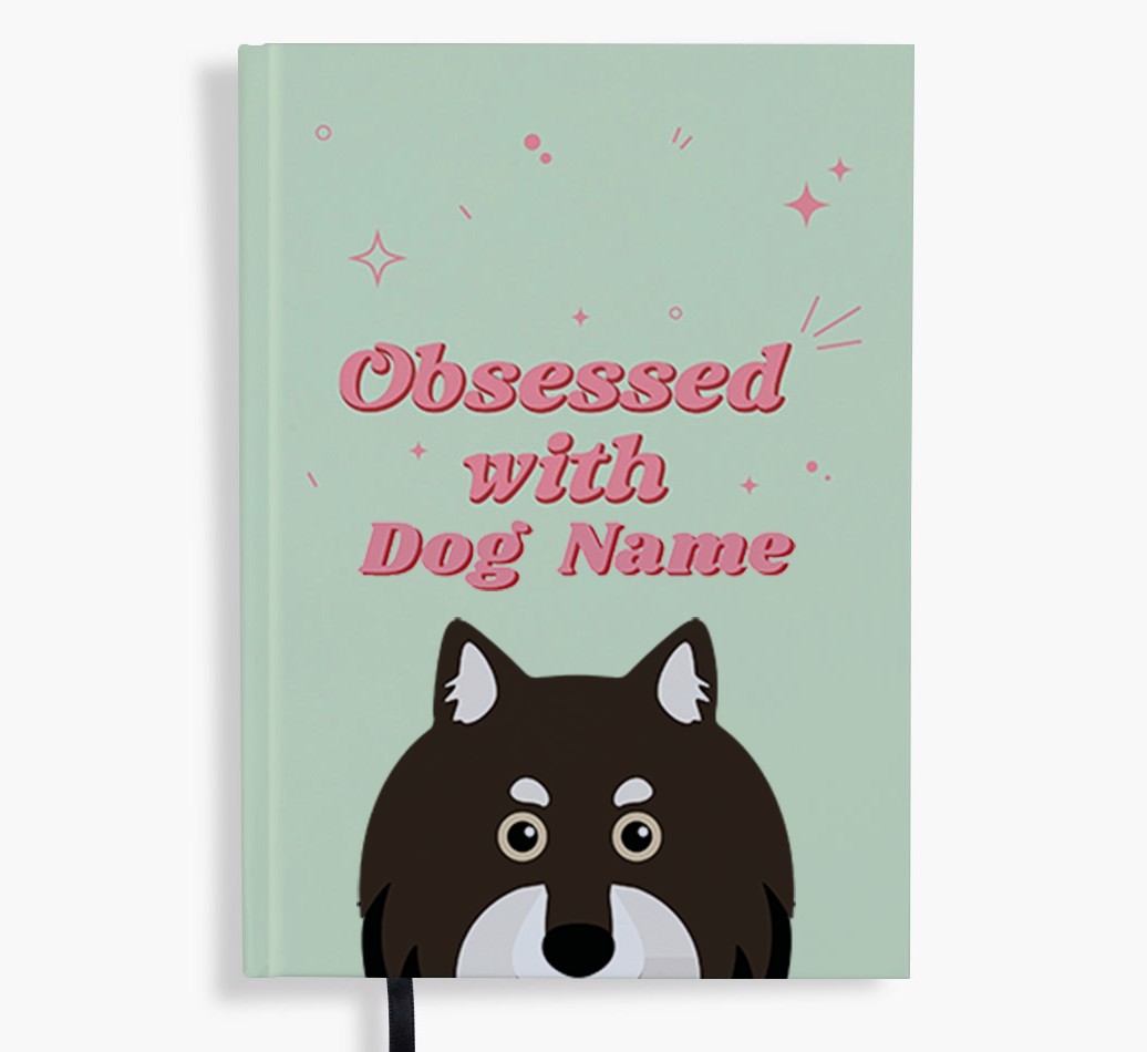 Obsessed: Personalised {breedFullName} Notebook