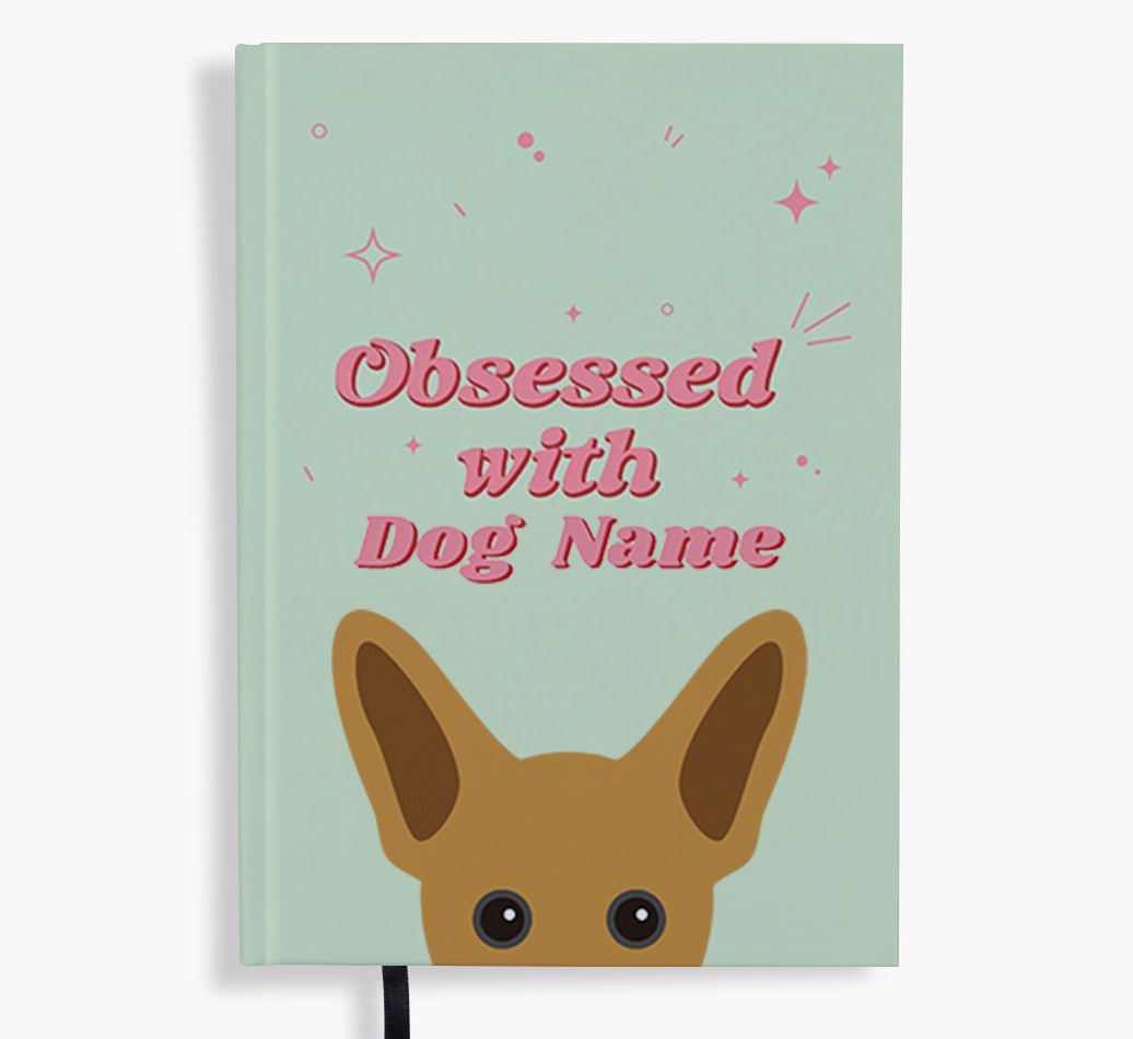 Obsessed: Personalised {breedFullName} Notebook