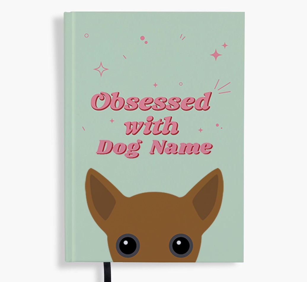 Obsessed: Personalised {breedFullName} Notebook