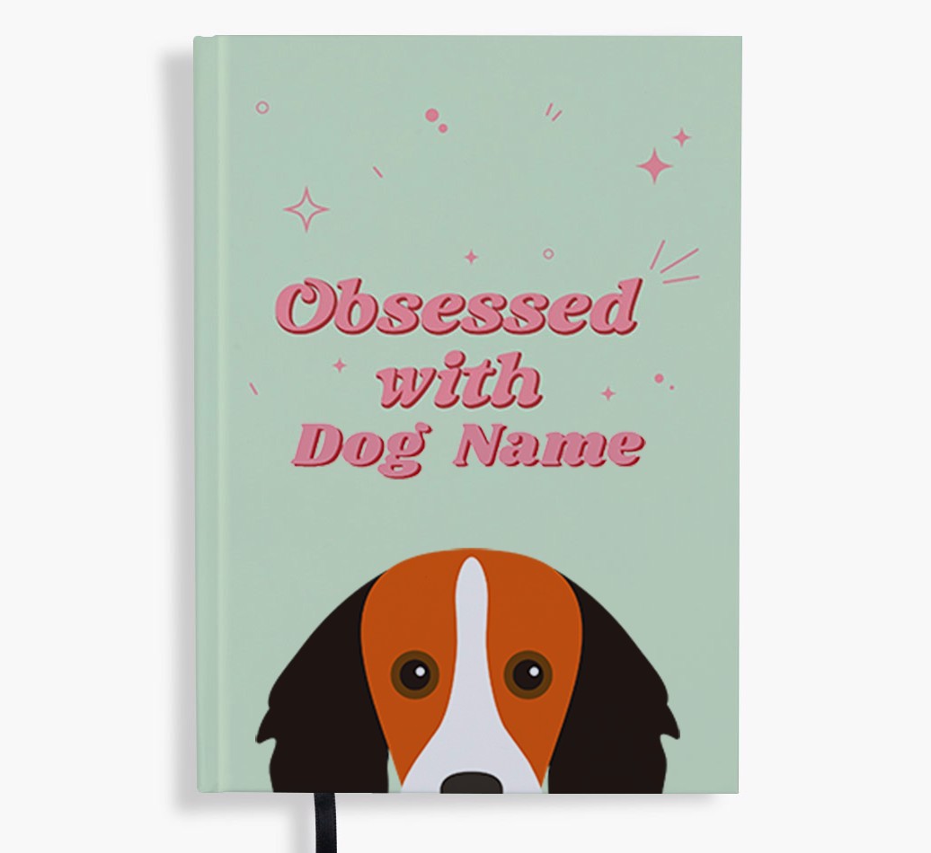 Obsessed: Personalised {breedFullName} Notebook