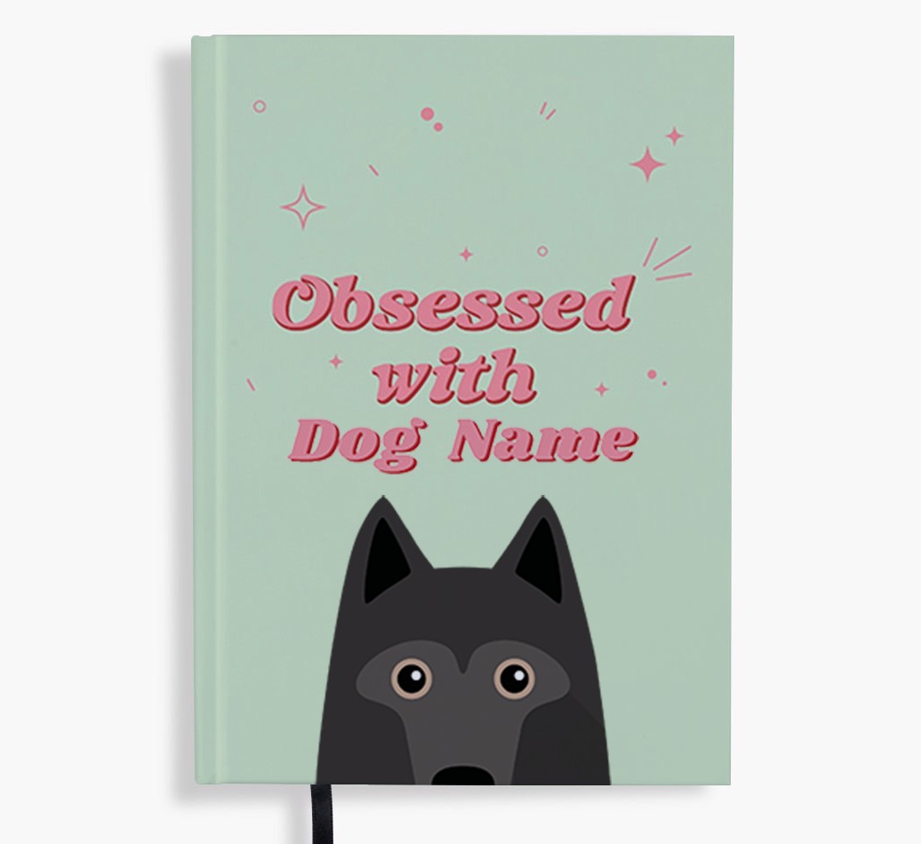 Obsessed: Personalised {breedFullName} Notebook